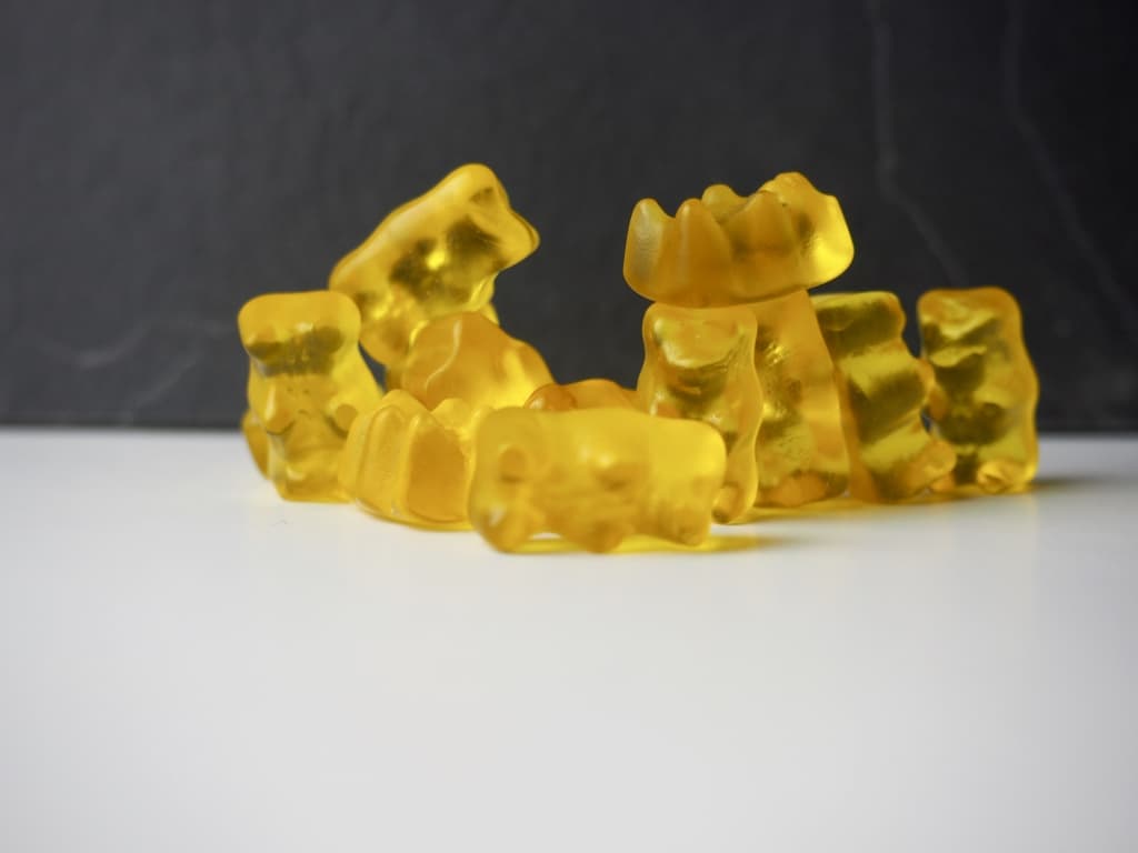 Gelbe Gummibärchen von HARIBO