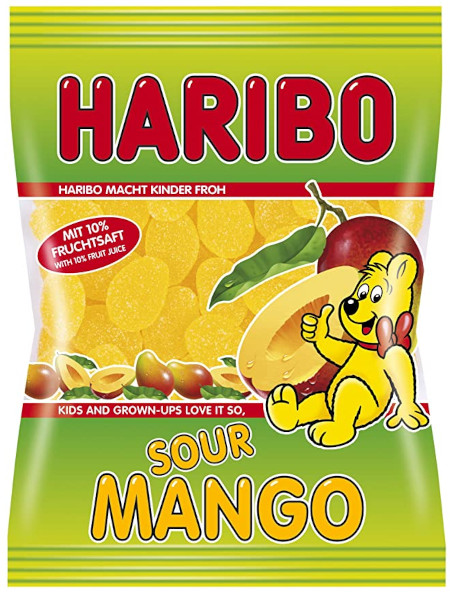 Saure (Sour) Mango von Haribo